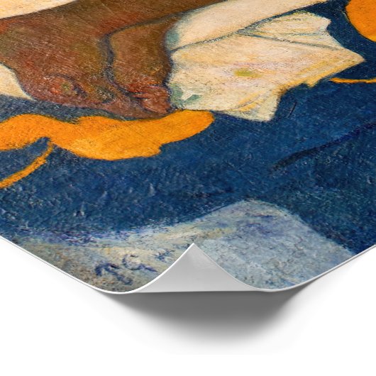 Paul Gauguin - Geist des Toten Watching Poster (Ecke)