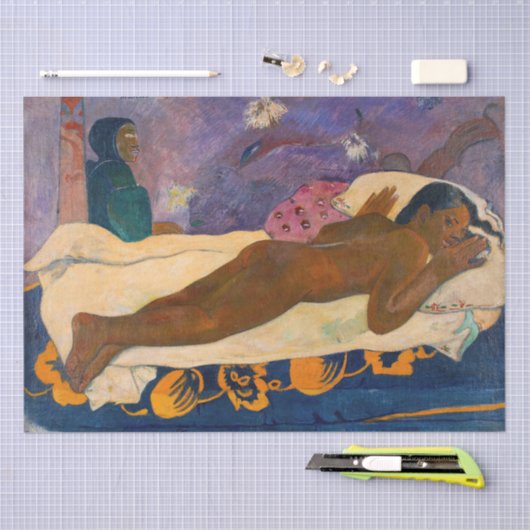 Paul Gauguin - Geist des Toten Watching Seidenpapier (Handwerk)