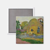 Paul Gauguin | Gelbe Haystacks oder Goldene Ernte Magnet (Vorderseite/Rückseite)