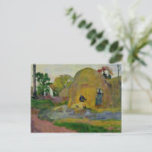 Paul Gauguin | Gelbe Haystacks oder Goldene Ernte Postkarte (Stehend Vorderseite)