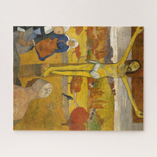 Paul Gauguin Gelbes Christliches Gemälde Puzzle (Horizontal)