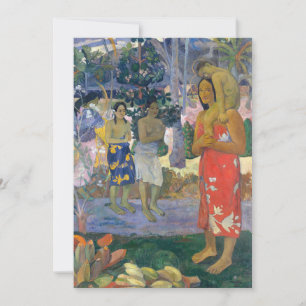 Paul Gauguin - Hail Mary / Ia Orana Maria Einladung