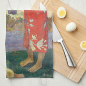 Paul Gauguin - Hail Mary / Ia Orana Maria Geschirrtuch (Viertel Falte)