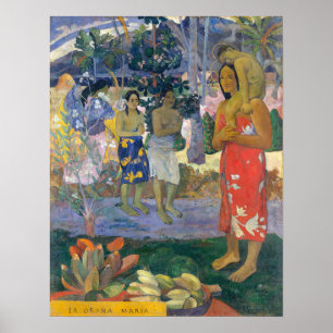 Paul Gauguin - Hail Mary / Ia Orana Maria Poster