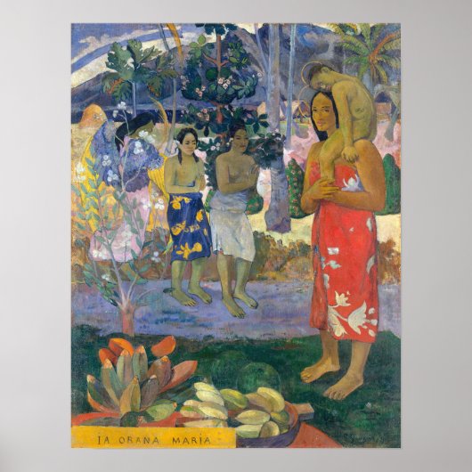 Paul Gauguin - Hail Mary / Ia Orana Maria Poster (Vorne)