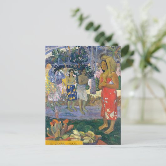 Paul Gauguin - Hail Mary / Ia Orana Maria Postkarte (Stehend Vorderseite)