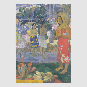 Paul Gauguin - Hail Mary / Ia Orana Maria Seidenpapier