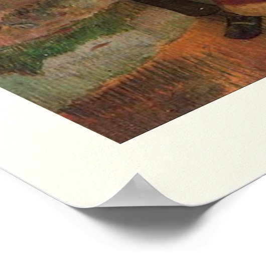 Paul Gauguin Haymaking mit Bible Verse Christlich Poster (Ecke)