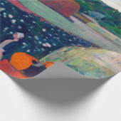 Paul Gauguin Haystacks in der Bretagne Geschenkpapier (Ecke)
