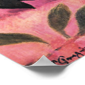 Paul Gauguin Head-Shaped Vase und Japanischer Holz Poster (Ecke)