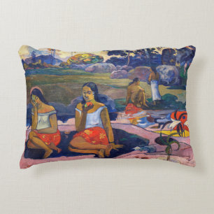 Paul Gauguin - Heilige Quelle, Süße Träume Dekokissen