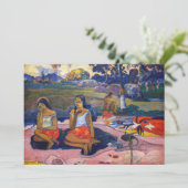 Paul Gauguin - Heiliger Frühling, süße Träume Einladung (Stehend Vorderseite)