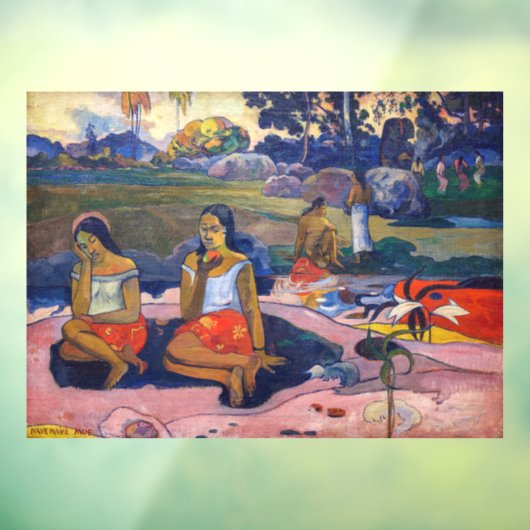 Paul Gauguin - Heiliger Frühling, süße Träume Fensteraufkleber (Blatt 3)