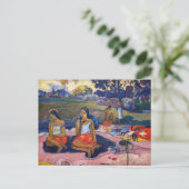 Paul Gauguin - Heiliger Frühling, süße Träume Postkarte (Stehend Vorderseite)