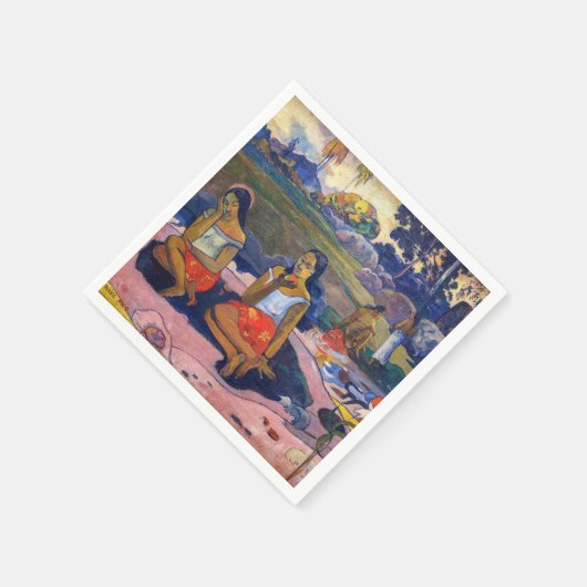 Paul Gauguin - Heiliger Frühling, süße Träume Serviette (Ecke)