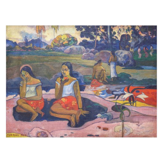 Paul Gauguin - Heiliger Frühling, süße Träume Tischdecke (Vorderseite (Horizontal))
