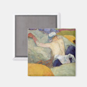 Paul Gauguin | Im Sommer 1888 bei Schweinen Magnet (Vorderseite/Rückseite)