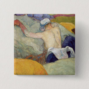 Paul Gauguin   in der Hitze oder die Schweine, Button