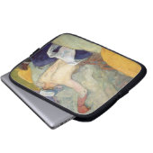 Paul Gauguin | in der Hitze oder die Schweine, Laptopschutzhülle (Vorne Knopf)