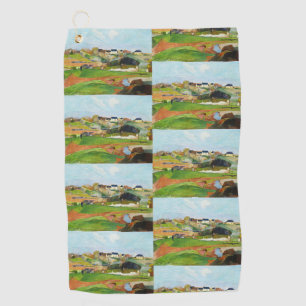 Paul Gauguin Landscape at Le Pouldu Classic Art Golfhandtuch
