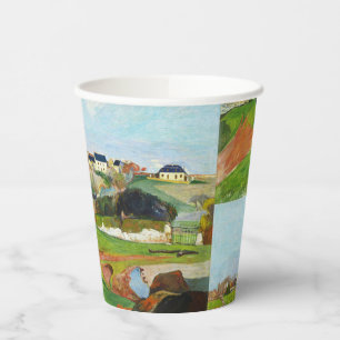 Paul Gauguin Landscape at Le Pouldu Classic Art Pappbecher