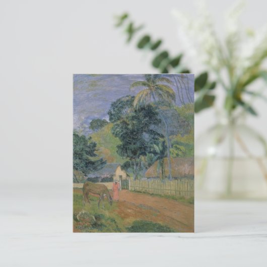 Paul Gauguin | Landschaft, 1899 Postkarte (Stehend Vorderseite)