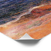 Paul Gauguin - Landschaft an der Küste, Kunst, Kun Poster (Ecke)