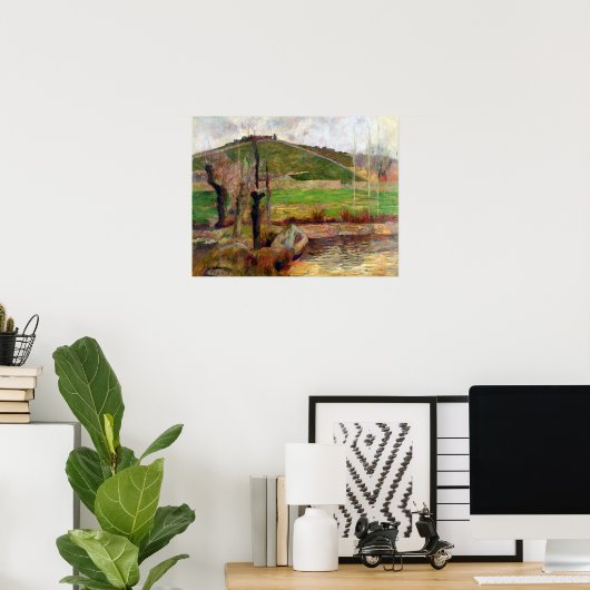 Paul Gauguin Landschaft bei Pont-Aven Poster (Heimbüro)