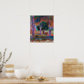 Paul Gauguin - Landschaft mit einem Schwein und ei Poster (Küche)