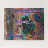 Paul Gauguin - Landschaft mit einem Schwein und ei Puzzle (Horizontal)