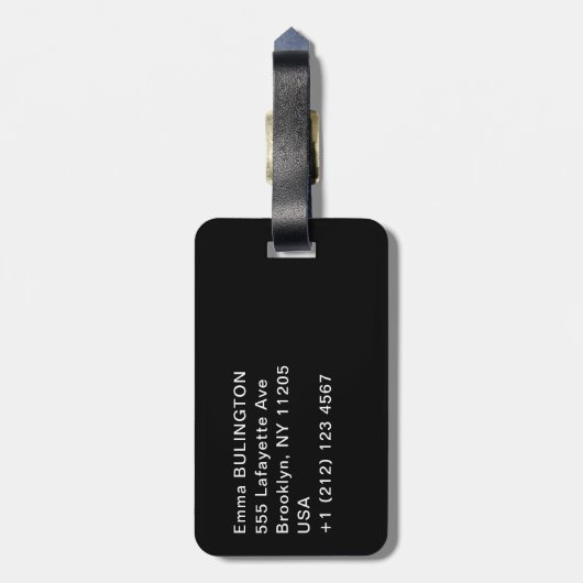 Paul Gauguin - Landschaft mit Peacocks / Matamoe Gepäckanhänger (Rückseite vertikal)