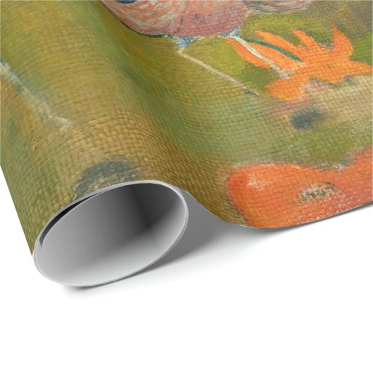 Paul Gauguin - Landschaft mit Peacocks / Matamoe Geschenkpapier (Rolleneckpunkt)