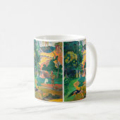 Paul Gauguin - Landschaft mit Peacocks / Matamoe Kaffeetasse (VorderseiteRechts)