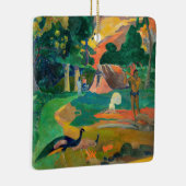 Paul Gauguin - Landschaft mit Peacocks / Matamoe Keramikornament (Rechts)