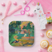 Paul Gauguin - Landschaft mit Peacocks / Matamoe Pappteller (Party)