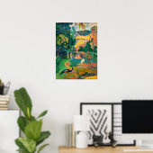 Paul Gauguin - Landschaft mit Peacocks / Matamoe Poster (Heimbüro)