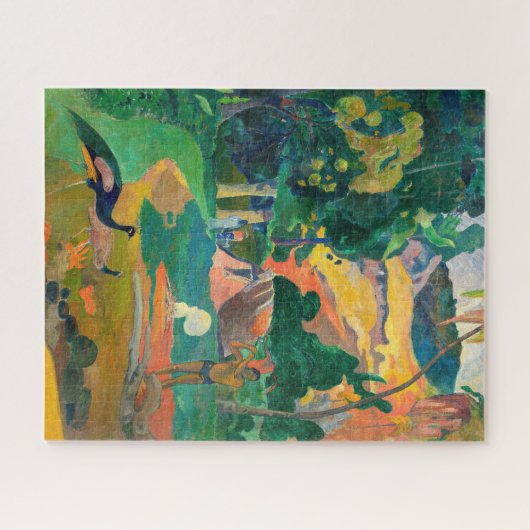 Paul Gauguin - Landschaft mit Peacocks / Matamoe Puzzle (Horizontal)