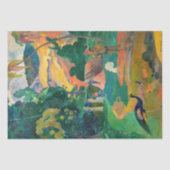 Paul Gauguin - Landschaft mit Peacocks / Matamoe Seidenpapier (Vorderseite)