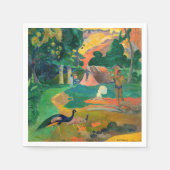 Paul Gauguin - Landschaft mit Peacocks / Matamoe Serviette (Vorderseite)