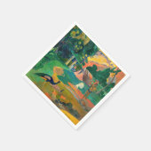 Paul Gauguin - Landschaft mit Peacocks / Matamoe Serviette (Ecke)