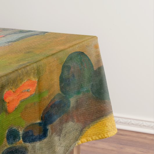 Paul Gauguin - Landschaft mit Peacocks / Matamoe Tischdecke (Beispiel)