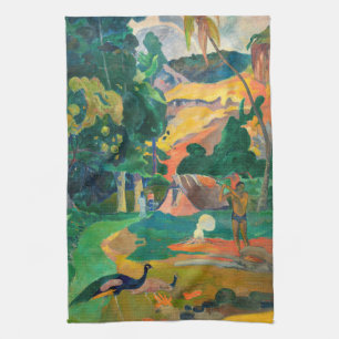 Paul Gauguin - Landschaft mit Pfauen / Matamoe Geschirrtuch