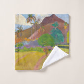 Paul Gauguin - Landschaft von Tahitien Badhandtuch Set (Waschlappen)