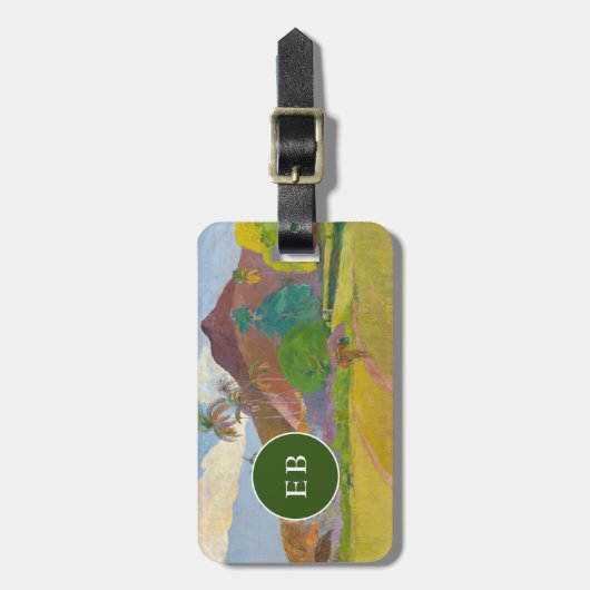 Paul Gauguin - Landschaft von Tahitien Gepäckanhänger (Vorderseite vertikal)