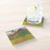 Paul Gauguin - Landschaft von Tahitien Glasuntersetzer (Schrägansicht)