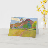 Paul Gauguin - Landschaft von Tahitien Karte (Gelbe Blume)