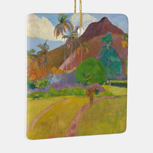 Paul Gauguin - Landschaft von Tahitien Keramikornament (Rechts)