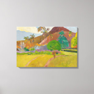 Paul Gauguin - Landschaft von Tahitien Leinwanddruck