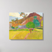 Paul Gauguin - Landschaft von Tahitien Leinwanddruck (Vorderseite)