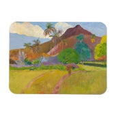 Paul Gauguin - Landschaft von Tahitien Magnet (Horizontal)